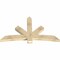 Ekena Millwork Alberta Rough Sawn Timber Gable Bracket, Douglas Fir, 72"W x 42"H x 4"D x 6"F, 14/12 Pitch GBW072X42X0406ALB00RDF - alternate 5